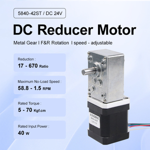 42ST-5840 Desaceleración híbrida Alto par 42mm NEMA17 Soporte de motor paso a paso Pequeño imán permanente de desaceleración de CC Pequeño alto - Product Image 2
