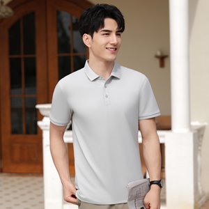 <span class=keywords><strong>Camiseta</strong></span> Polo de Hombre de Color Sólido de Alta Calidad / <span class=keywords><strong>Camiseta</strong></span> Polo Unisex con Logotipo Personalizado - Product Image 4