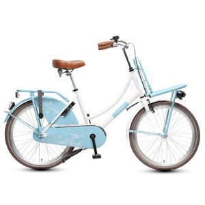 TXED-Vélo de ville classique de <span class=keywords><strong>26</strong></span> <span class=keywords><strong>pouces</strong></span> pour <span class=keywords><strong>femme</strong></span>, cadre en acier, selle souple, simple vitesse, frein V, vélo de route urbaine - Product Image 4