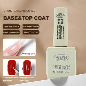 Esmalte de Uñas Kudan Nail Art No Wipe Factory, Base de <span class=keywords><strong>Gel</strong></span> Funcional de Alta Calidad, Resistente a los Arañazos, Duradero, Capa Superior Sin Limpieza - Product Image 2