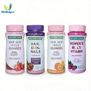 Vitamine Gommose al Gusto di Fragola per <span class=keywords><strong>Capelli</strong></span>, Pelle e <span class=keywords><strong>Unghie</strong></span>, Integratori di Bellezza a Prezzo All'Ingrosso, Vendita Calda per Adulti - Product Image 1
