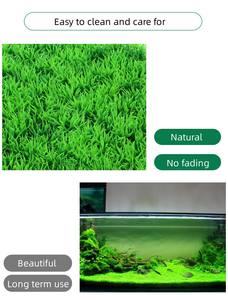 Tapis d'herbe artificielle écologique pour la décoration d'aquarium, accessoires pour aquarium d'eau douce et d'eau salée, poissons tropicaux, plastique, 5W de puissance - Product Image 6