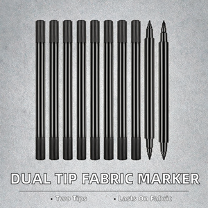 <span class=keywords><strong>Marqueur</strong></span> <span class=keywords><strong>textile</strong></span> double pointe 1,0 mm, pointe fine, PLA, tissu, permanent, <span class=keywords><strong>noir</strong></span>, marqueurs décoratifs pour vêtements de marque, chaussures - Product Image 3
