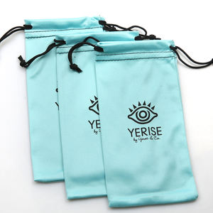 Logo personnalisé Sac de lunettes de soleil coloré à cordon souple Étui à lunettes Pochette Accessoires pour lunettes - Product Image 6