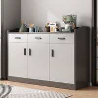 Aparador Moderno de Madera con Almacenamiento para Comedor, Cocina, Sala de Estar, Mueble de Pared para Guardar Té