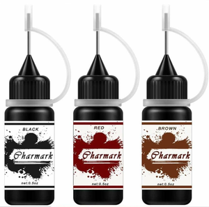 YSORNO Link <span class=keywords><strong>Encre</strong></span> de <span class=keywords><strong>tatouage</strong></span> temporaire botanique naturelle 10ml, jus de henné imperméable en noir, rouge, vert, cyan - Peinture corporelle - Product Image 1