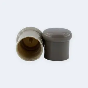 Supplier direct price 20/415 mushroom shape water lid shampoo cleanser bottle cap pp plastic screw cap