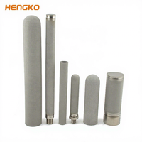 Diffuseur d'air en acier inoxydable fritté HENGKO, tubes d'aération à micro-bulles, filtre en pierre