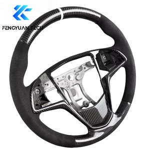 Volante de Fibra de Carbono Forjado para <span class=keywords><strong>Cadillac</strong></span> <span class=keywords><strong>Cts</strong></span> v Ats Ct5 Xt6 Ct4 <span class=keywords><strong>Cts</strong></span>-v <span class=keywords><strong>3.6</strong></span> F1 Srx STS XTS Escalade Coupe 2016 2008 2004 - Product Image 3