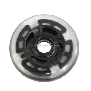 Ruedas Flash Patines En Linea100mm roue lumineuse 100mm Scoot roue clignotant rouleau Pu lumineux Led roues de patin à roues alignées - Product Image 6