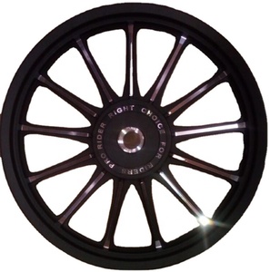spoke black alloy wheels for bullet standard