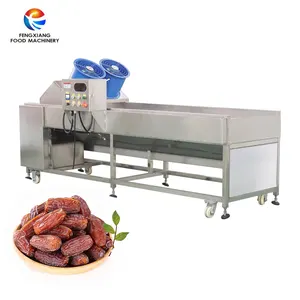 Industriële Automatische Fruit Knoflook Datum Jujubie Snoeien Droog Brusher Borstelen Reinigingsmachine