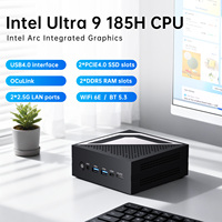 Mini PC para Juegos, Intel Core Ultra 9 185H, Gráficos Intel ARC, DDR5, NVMe 4.0, USB4, LAN Dual de 2.5G, Windows 11 Pro, de Fábrica