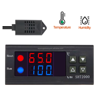 Pengendali suhu kelembaban Digital, termostat humistat termometer SHT2000