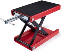 Cric hydraulique pour moto, support de levage en acier, table de levage à ciseaux pour l'entretien et la réparation de motos