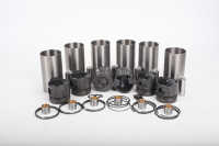 Kit de segments de piston et de chemises de cylindre pour moteur S6K S4K S4S S6R S12R pour Mitsubishi, kits de réparation de révision