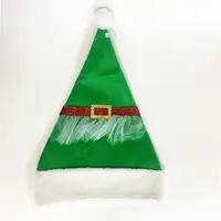 クリスマスデコレーション大人のサンタクロース帽子クリスマスパーティーコスプレコスチュームメッシュベルトクリスマスハット
