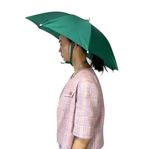 Шляпа-зонт овида с логотипом на заказ для работников на открытом воздухе, уличный зонт для молитвы