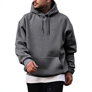 Sweat-shirt de sport en molleton extensible pour homme, pull-over athlétique performant pour la salle de sport, la course à pied, la remise en forme et l'entraînement - Product Image 1