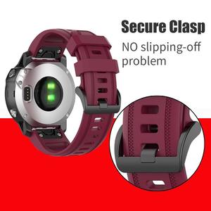 Correa de repuesto para reloj inteligente Garmin <span class=keywords><strong>Fenix</strong></span> 7S, 6S, 20mm, correa de silicona deportiva para <span class=keywords><strong>Fenix</strong></span> 5s Plus/ <span class=keywords><strong>Fenix</strong></span> 6S Pro - Product Image 3