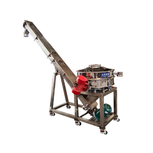 Tamiz Vibratorio de Acero Inoxidable 304 de 1 Capa de Alto Rendimiento para Lavar Almidón y Tapioca con Transportador de Tornillo - Product Image 1