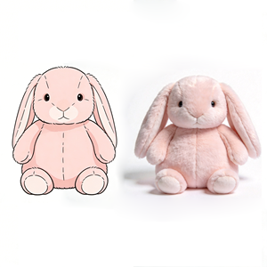 Nuevo Estilo de Peluche de Conejo, Peluche de Conejo de Peluche Largo, Peluche de Conejo Personalizado, Peluche de Conejo Popular - Product Image 1