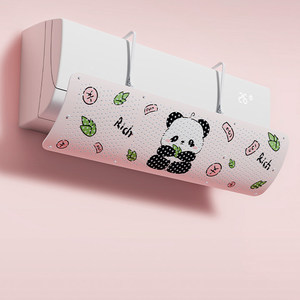 Déflecteur de vent pour climatiseur, universel, mural, en plastique, design astronaute, installation facile, usage domestique - Product Image 4