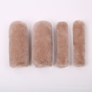 Housses de guidon épaisses en fausse fourrure de lapin, pour moto, véhicule électrique, design cylindrique confortable et chaud pour l'hiver - Product Image 4