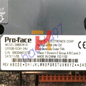 GP2500-SC41-<span class=keywords><strong>24V</strong></span> 2980078-01 Série GP2000 Écran tactile couleur LCD STN 10,4 pouces <span class=keywords><strong>24V</strong></span> HMI PLC - Product Image 1