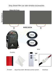 Película Inteligente para Ventanas con Privacidad PDLC PET, Tinte Automotriz Autoadhesivo, Conmutable Eléctricamente con <span class=keywords><strong>Control</strong></span> Remoto para Automóviles - Product Image 3