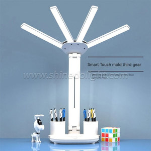 Đèn bàn LED bảo vệ mắt có thể gập lại với quạt học tập trong ký túc xá sinh viên Đèn bàn thông minh - Product Image 5