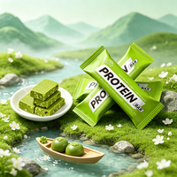 Mini Cube Protein Bar with Soy Whey Protein Green Tea Matcha Quinoa Blackcurrant Private Label OEM