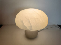Lámpara de Mesa de Alabastro, Lámpara de Mesa de Lujo para Villa, Decoración del Hogar, Iluminación
