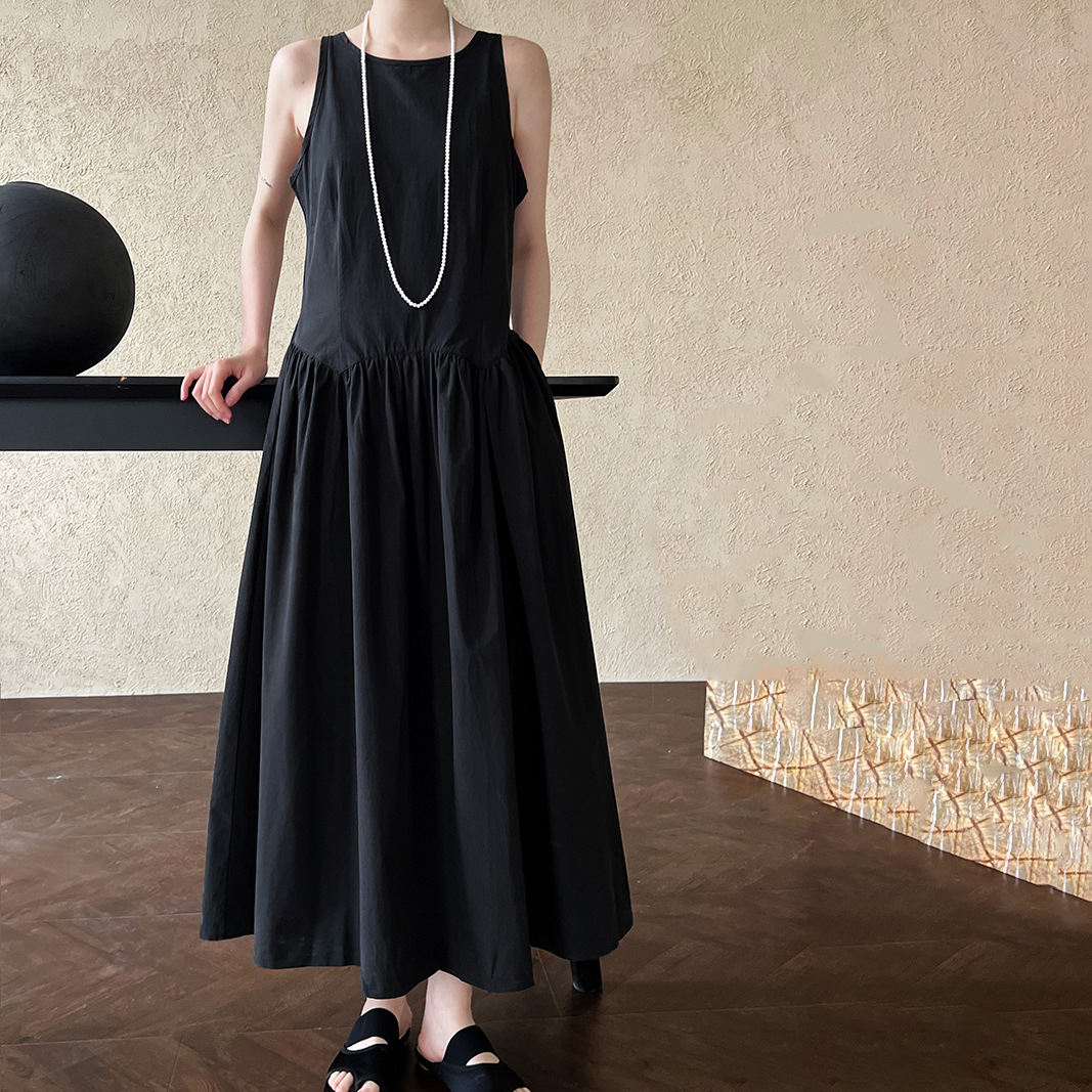 office work black dress summer Black Echo Mom and Daughter Dresses – Fashiana