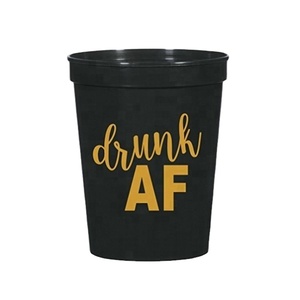 Hot Sale Custom Printing BPA Free Custom <b>Plastic</b> PP <b>Drinking</b> <b>Cup</b> - Product Image 1