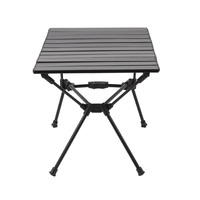 Table de camping pliable compacte ultralégère en aluminium de haute qualité pour l'extérieur