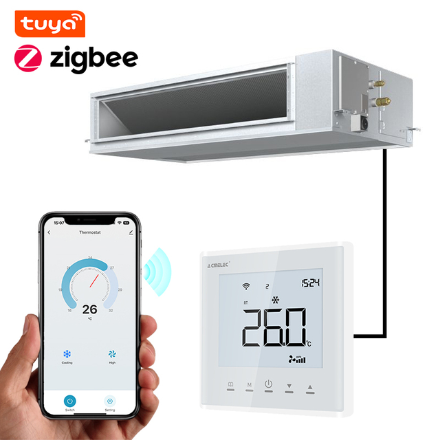 HITACHI VRF Tuya Wifi Airconditioning Thermostat Zigbee HITACHI Wireless Digital VRV Air Conditioner Remote Controller Google