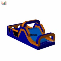 Château gonflable en PVC avec toboggan, structure d'escalade et parcours d'obstacles, jeu sportif pour enfants, idéal pour la location en parc aquatique, intérieur et extérieur