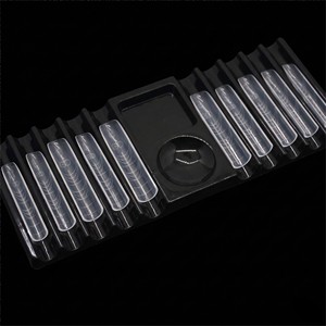 Multi-Section <b>Nail</b> Art Mold Display Stand Tool Tray Organizer for Dual Forms Tips Gel <b>Extension</b> Accessories - Product Image 2