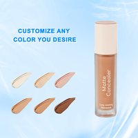 Base de Teint Matifiante Soyeuse Effet Blanchissant et Illuminateur, Correcteur en Stick Longue Tenue Imperméable, Ombre à Paupières Haute Pigmentation pour le Visage