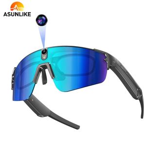 Lunettes intelligentes avec caméra HD 4K anti-vibration et haut-parleurs stéréo <span class=keywords><strong>3D</strong></span>, lunettes de soleil polarisées UV400 pour le sport - Product Image 6