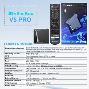<span class=keywords><strong>TV</strong></span> Box Inteligente Android 12 con Amlogic S905 Octa Core, 4GB <span class=keywords><strong>de</strong></span> RAM, 32GB <span class=keywords><strong>de</strong></span> ROM, 8K Ultra HD, <span class=keywords><strong>Canales</strong></span> Gratuitos y Soporte <span class=keywords><strong>de</strong></span> por Vida - Product Image 6