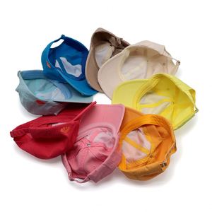 Casquettes de papa non structurées en coton lavé brodé à 6 panneaux, de haute qualité, avec logo brodé personnalisé et effet vieilli - Product Image 5