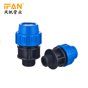 Trung Quốc Bán Buôn PN16 PP Nén Phụ Kiện Nam Adapter 20 Mm Giá Ống HDPE Phù Hợp Khớp Nối Ống Nước Thủy Lợi PP Adapter - Product Image 6