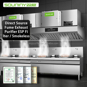 เครื่องดูดควันแบบไม่ใช้ท่อระบายอากาศ SOUNINY OEM 5000 ลิตร/ชม. 2940 ลูกบาศก์ฟุต/นาที ระบบดูดควันแบบไม่ใช้ท่อระบายอากาศ สแตนเลส สำหรับเชิงพาณิชย์ - Product Image 2
