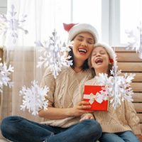Décorations de flocons de neige de Noël, flocons de neige irisés 3D, flocons de neige en papier laser 3D pour un pays des merveilles hivernal