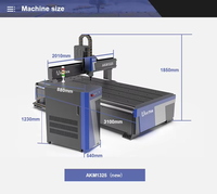 Machine de gravure et de découpe CNC 3 axes haute précision pour le bois avec collecteur de poussière