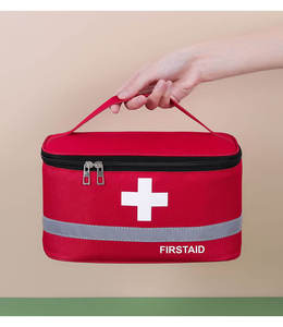 Trousse de Premiers Soins Médicale Portable de Voyage, Grande Capacité, Multifonctionnelle, en Tissu Oxford, 3 Pièces, Personnalisable en Usine - Product Image 4