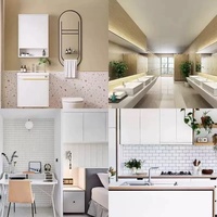 Panneau mural SPC imperméable en gros pour salle de bain, revêtement mural intérieur décoratif en marbre, panneau mural SPC en PVC UV
