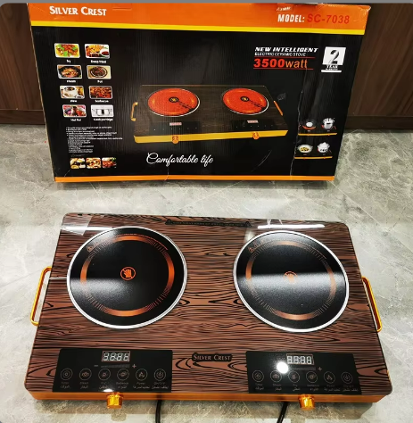 3500W Infrared Gas Stove Electric Double